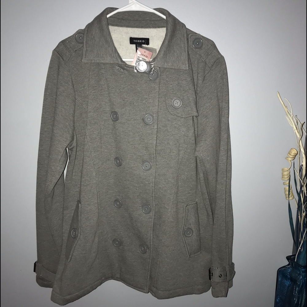 Women’s 1X Torrid Fleece Peacoat / Jacket